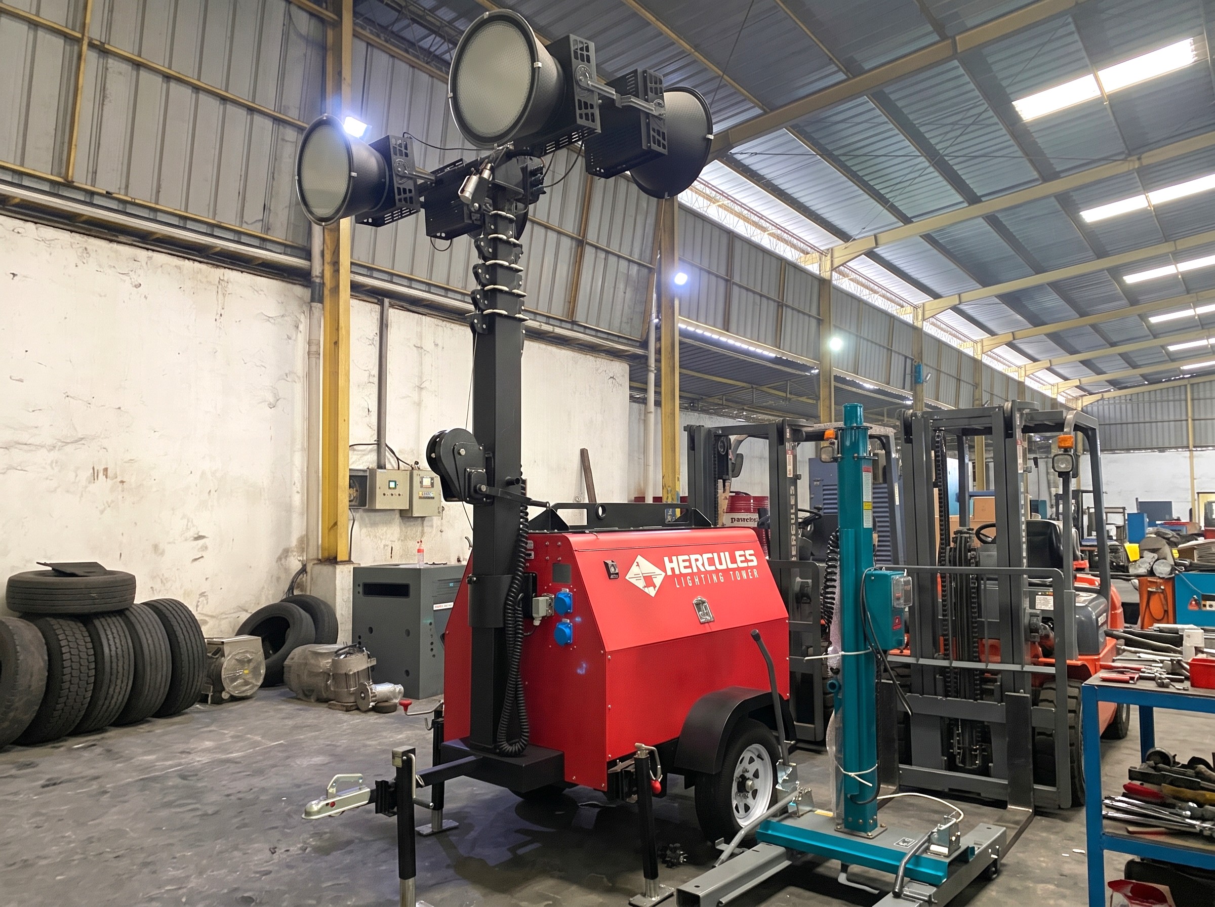 Lighting tower proyek dan tambang