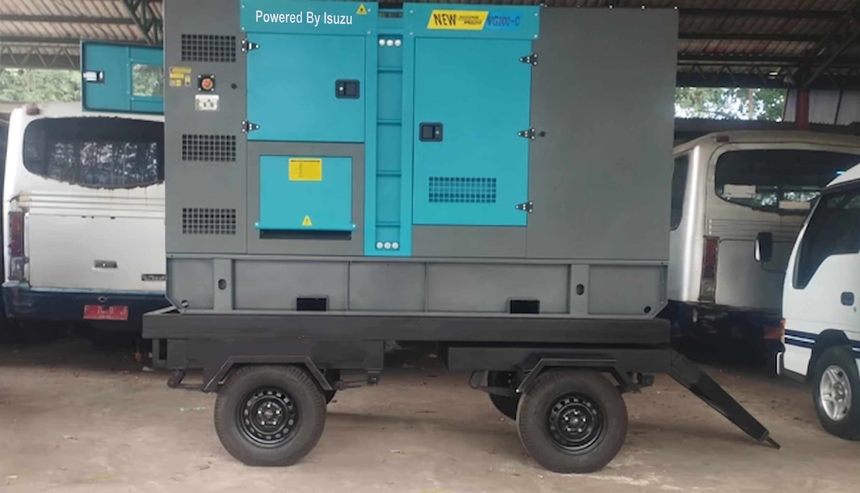 Trailer genset mobile beroda